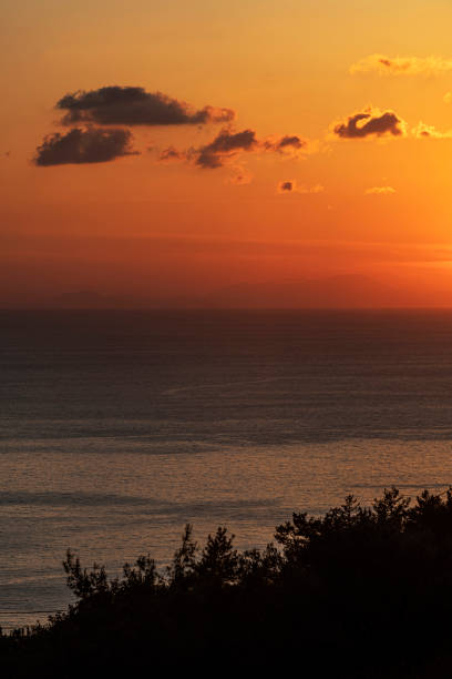 istock Sunset view over the sea 1384555122
