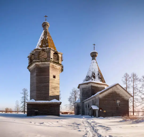 Photo of Wooden church in Russia