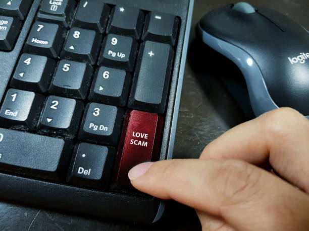 istock Pressing keyboard key with the word 