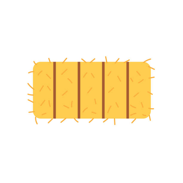 Haystack Square 2,600+ Square Bale Of Hay Stock Illustrations, Royalty-Free Vector ...