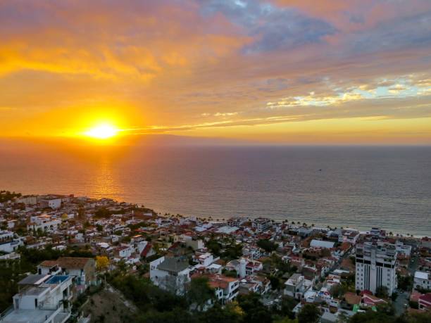 istock Puerto Vallarta and a Breathtaking Sunset 1384594449