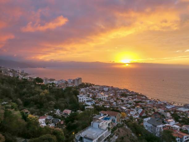istock Puerto Vallarta and a Breathtaking Sunset 1384594471