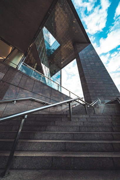 istock Entrance of a modern building 1384613564