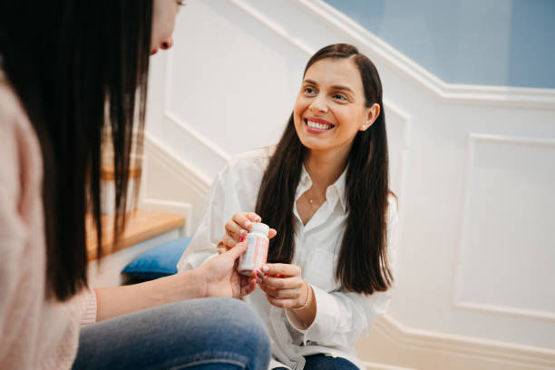 istock Woman make blog about immune preparations 1384627251