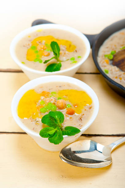 istock Hearty Middle Eastern Chickpea and Barley Soup 1384634866