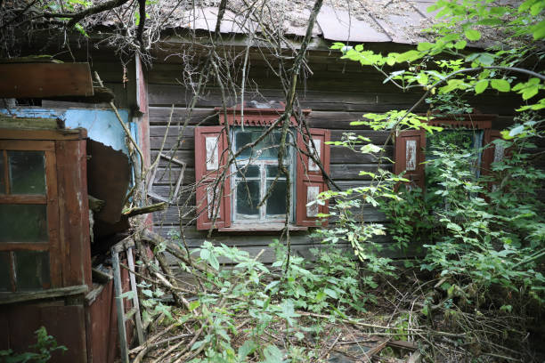 istock Building in Chernobyl Exclusion Zone, Ukraine 1384646754