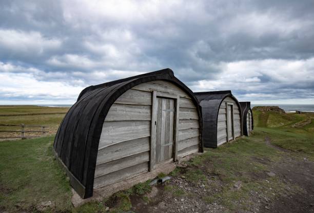 istock Rustic Sheds Of The North Sea. 1384647134