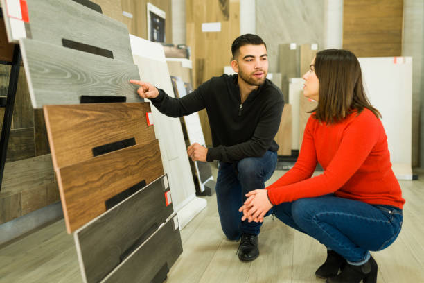 istock Couple remodeling their house 1384647141