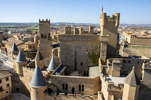 Panoramic view of Toledo city, Spain.