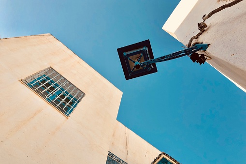 Pattern of building and light