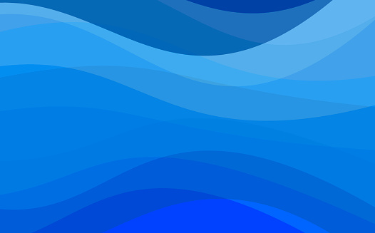 Abstract waves blue pattern background.