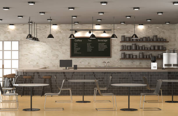 istock cafe interior or coffee shop inside with counter bar 1384674378