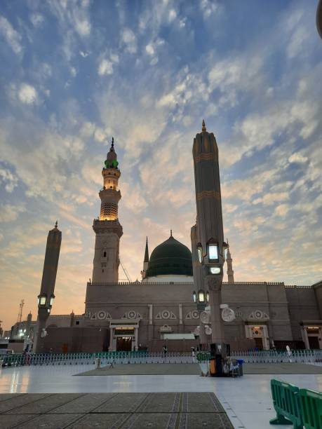 istock Beautiful View of Prophet Mosque Madinah 1384708006