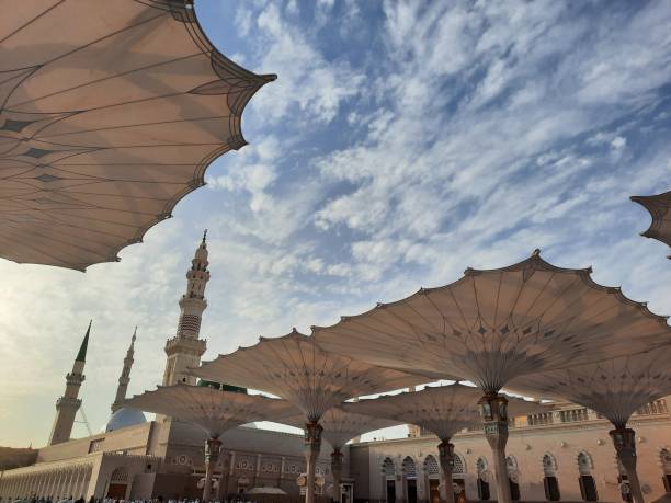 istock Beautiful View of Prophet Mosque Madinah 1384708021