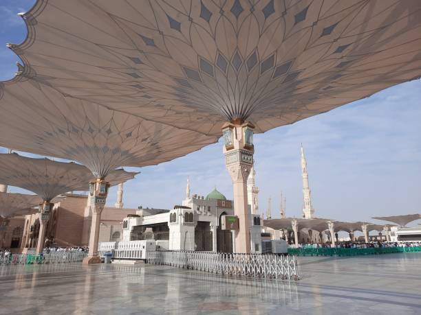 istock Beautiful View of Prophet Mosque Madinah 1384708048