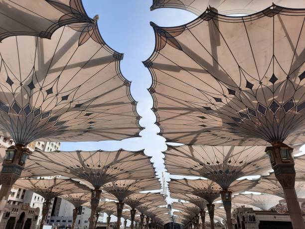 istock Beautiful View of Prophet Mosque Madinah 1384708101