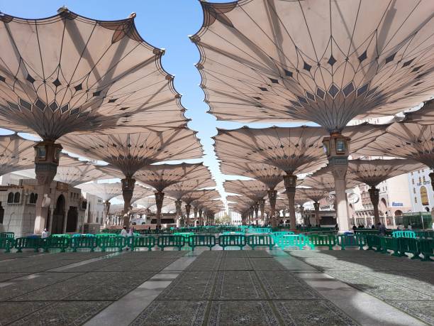 istock Beautiful View of Prophet Mosque Madinah 1384708116