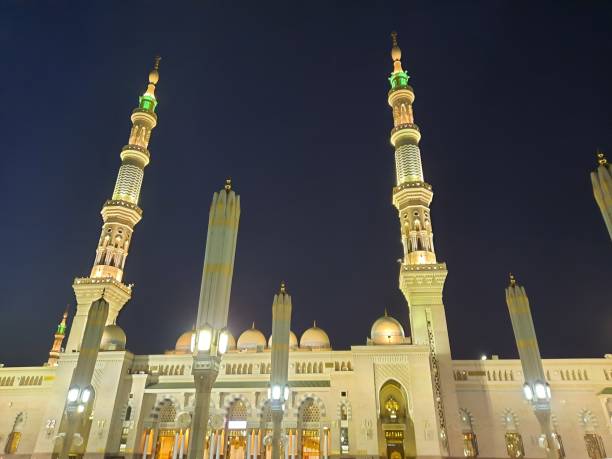 istock Beautiful View of Prophet Mosque Madinah 1384708635