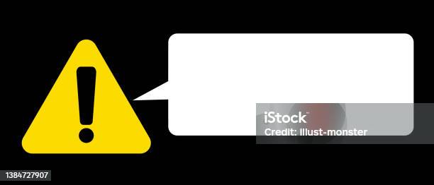 Call Out Warning Sign Warning Sign And Callout Background Vector Stock Illustration ...