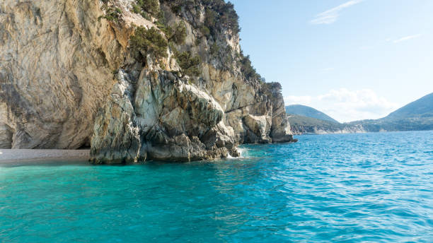 istock Rocky see coastline in Greece 1384728250