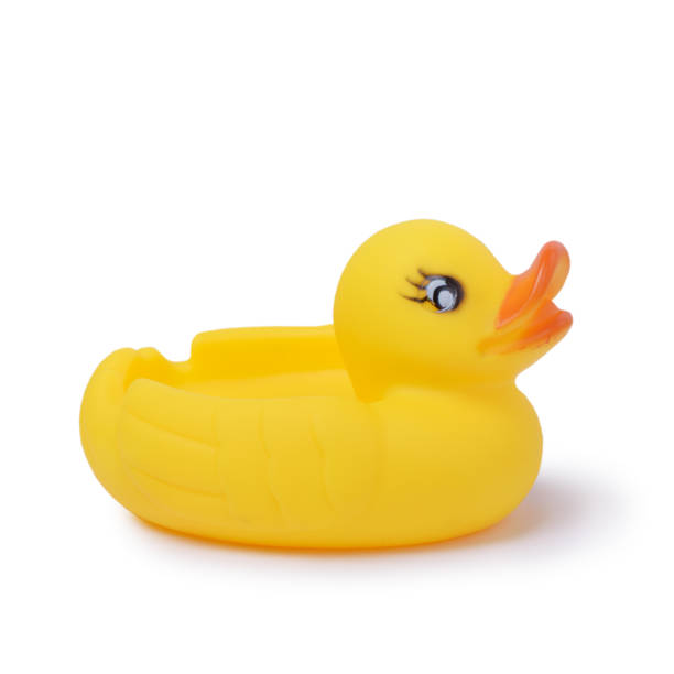 istock Yellow rubber duck toy 1384747873