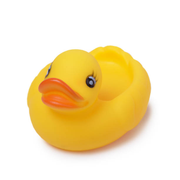 istock Yellow rubber duck toy 1384747883