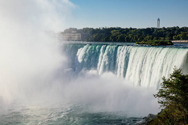 Niagara falls in a beautiful sunny day stock photo