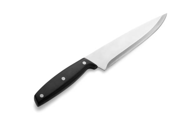 istock Chef knife. Isolated on white background 1384769661