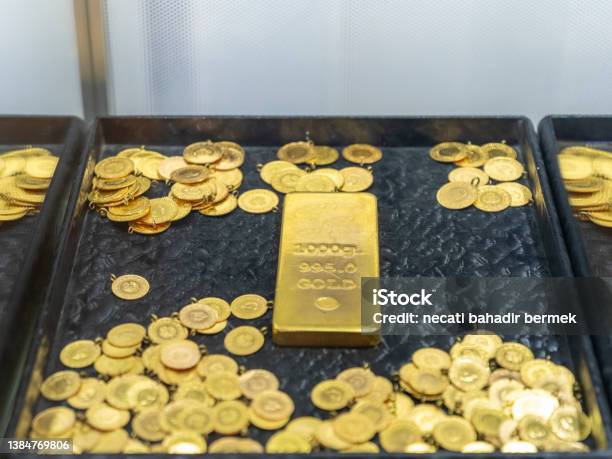 Gold Bullion Stock Photo - Download Image Now - Gold - Metal, Gold Colored, Ingot