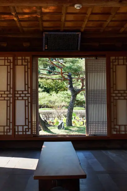 Sungyojang in Gangneung-si, South Korea. Sungyojang is a house built in the Joseon Dynasty.