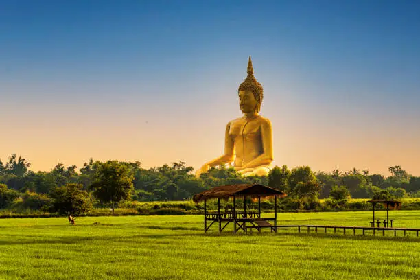 Big Buddha, Wat Muang Ang Thong Province, Thailand