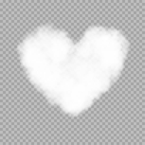 ilustraciones, imágenes clip art, dibujos animados e iconos de stock de fondo para la decoración de la plantilla de fondo o la cobertura del banner web, 3d vectorelement love heart for valentine tarjeta de felicitación, día de la madre, invitación de boda - cotton cloud cloudscape cumulus cloud