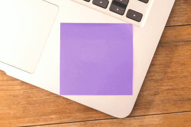 Homework & Reminder Sticker affixed to your laptop