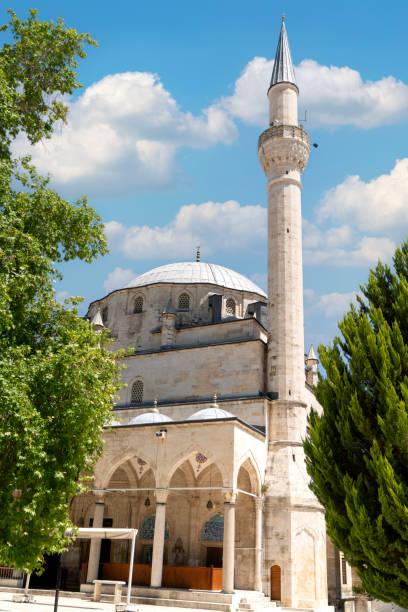 Omer Pasha Mosque and beautiful sky in Antalya