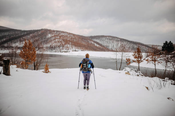 istock Let's Hike In Winter Forests! 1384806826