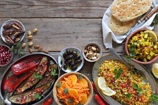 istock African food  table concept. 1384820823