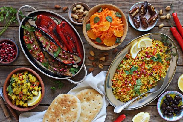 istock African food  table concept. 1384820826