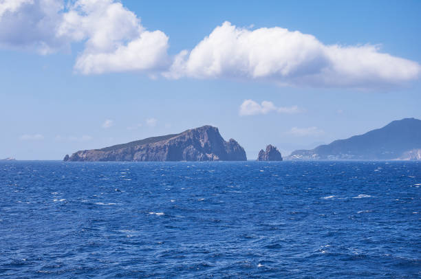 istock Volcanic Lipari islands near Sicily. Italy. 1384824976