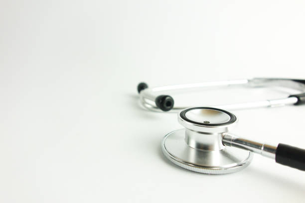 istock Stethoscope on white background. Medical concept 1384828672