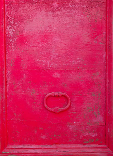 Red wood panelling