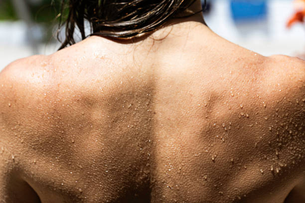 istock Woman's Shoulder After Swimming 1384840147