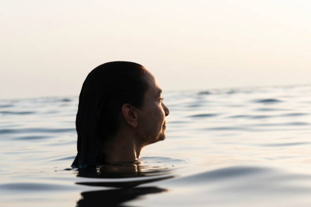istock Woman in Sea 1384841406