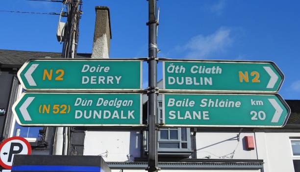 istock Irish road signs 1384841901