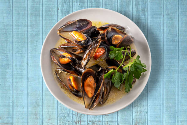 istock Mussels cooked in soupe 1384843452