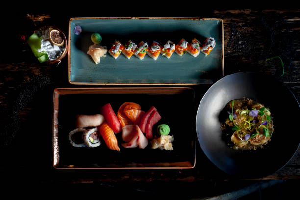 istock Japanese food variety 1384852242