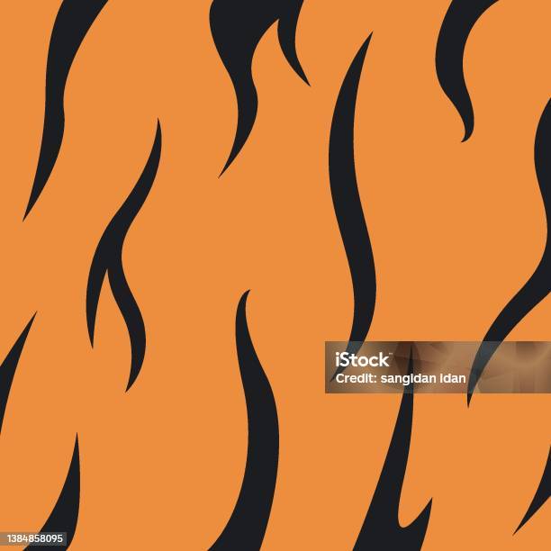 Tiger Vector Texture Tiger Texture Background Vector Design Template Stock Illustration ...