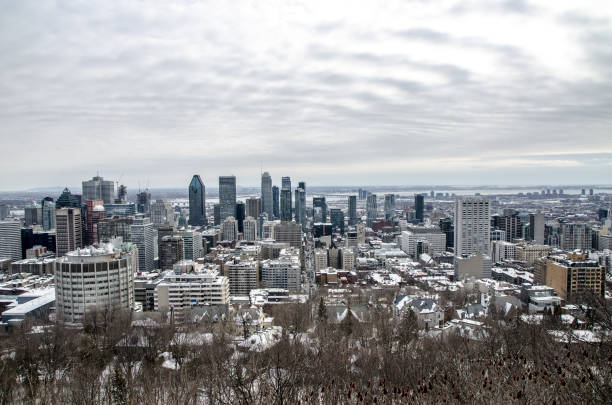 istock Montreal skyline from belvedere Kondiaronk 1384861766