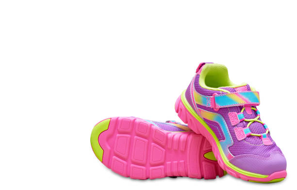 istock colorful kid shoe isolated on white 1384863182