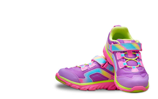 istock colorful kid shoe isolated on white 1384863192