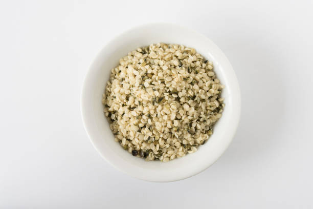 Hemp Seed Hearts in a Bowl